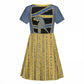 Egypt Nemyss Kid Short Sleeve Dress Ancient Mythology Pharaoh Royal