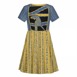Egypt Nemyss Kid Short Sleeve Dress Ancient Mythology Pharaoh Royal