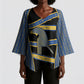 Egypt Nemyss Kimono Sleeve Blouse Ancient Mythology Pharaoh Royal
