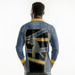 Egypt Nemyss Long Sleeve Polo Shirt Ancient Mythology Pharaoh Royal