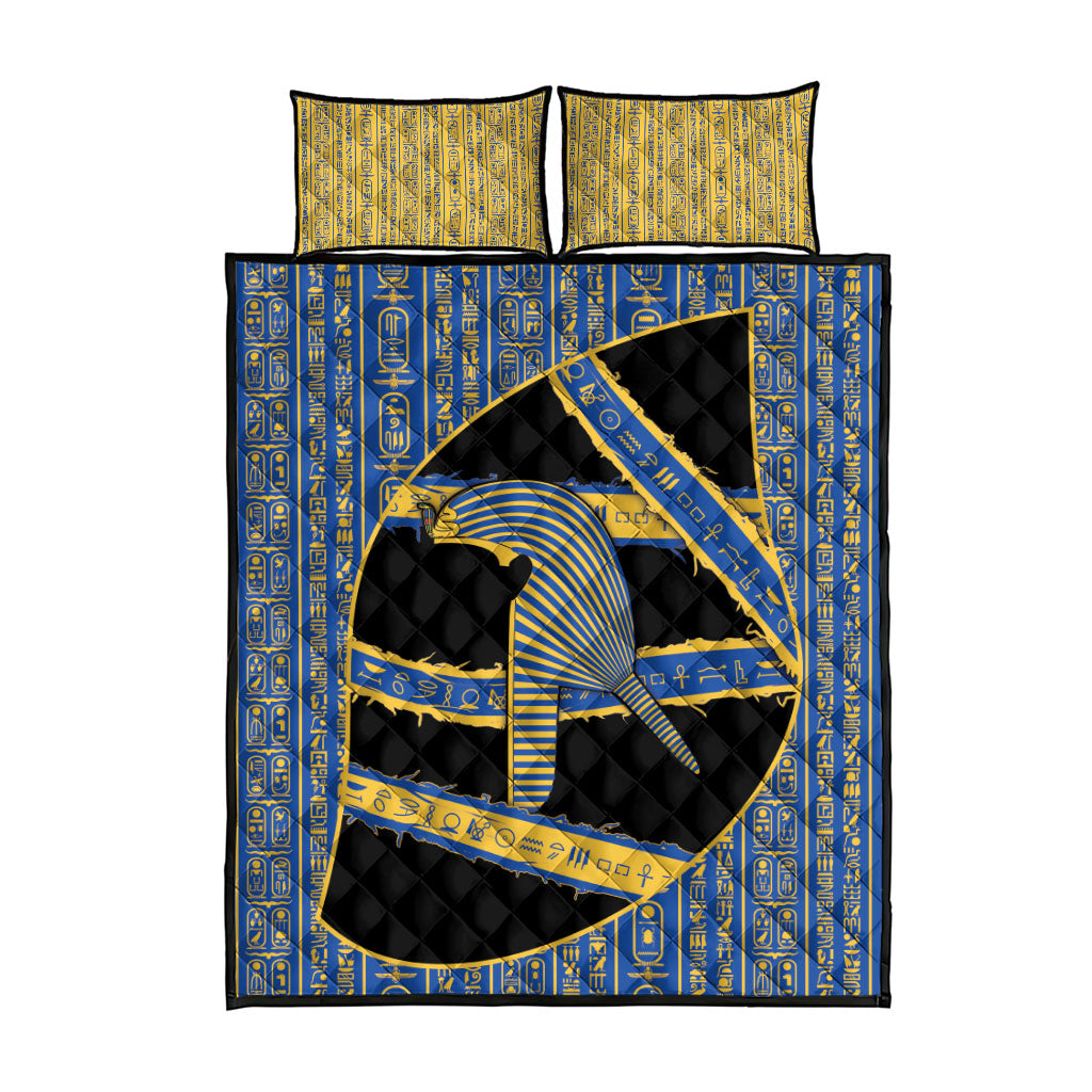 Egypt Nemyss Quilt Bed Set Ancient Mythology Pharaoh Royal