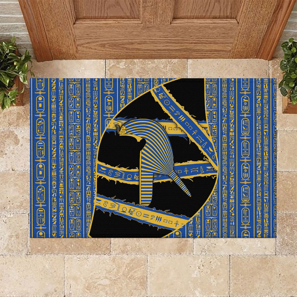 Egypt Nemyss Rubber Doormat Ancient Mythology Pharaoh Royal