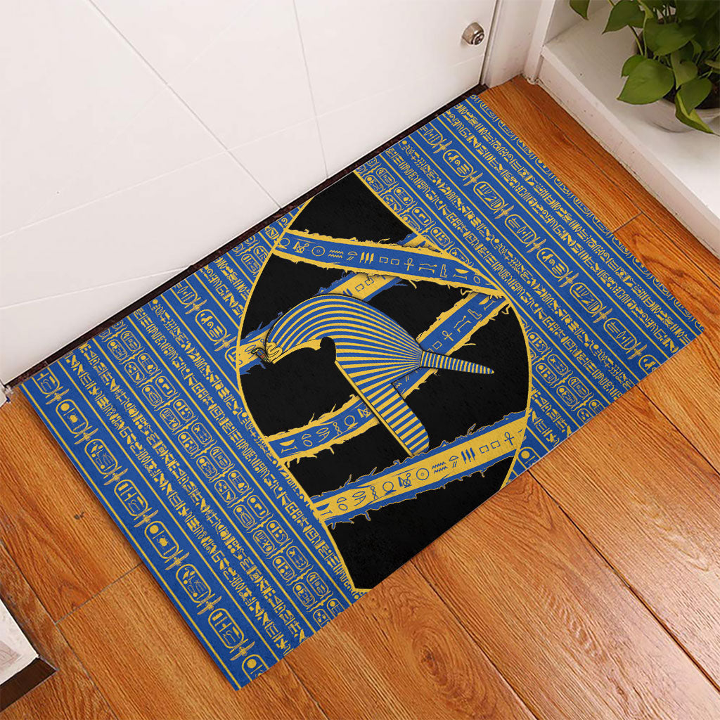Egypt Nemyss Rubber Doormat Ancient Mythology Pharaoh Royal