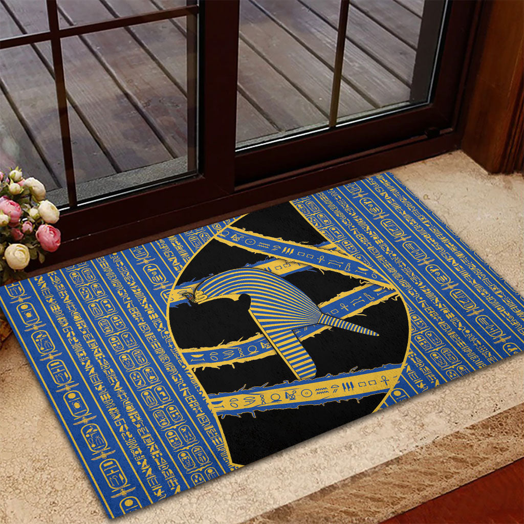 Egypt Nemyss Rubber Doormat Ancient Mythology Pharaoh Royal