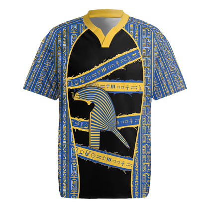 Egypt Nemyss Rugby Jersey Ancient Mythology Pharaoh Royal