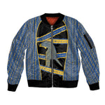 Egypt Nemyss Sleeve Zip Bomber Jacket Ancient Mythology Pharaoh Royal