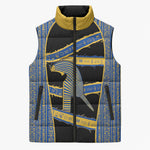 Egypt Nemyss Sleeveless Puffer Jacket Ancient Mythology Pharaoh Royal