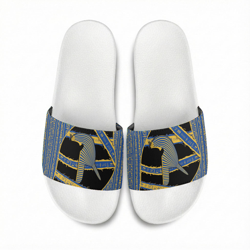 Egypt Nemyss Slide Sandals Ancient Mythology Pharaoh Royal