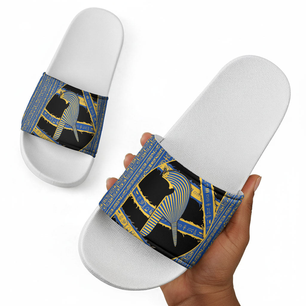 Egypt Nemyss Slide Sandals Ancient Mythology Pharaoh Royal