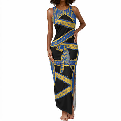 Egypt Nemyss Tank Maxi Dress Ancient Mythology Pharaoh Royal