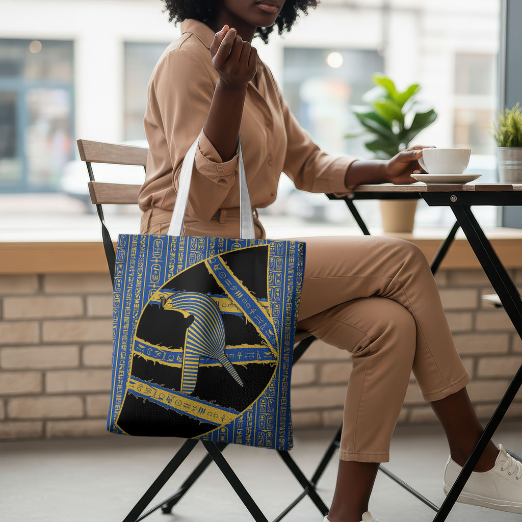 Egypt Nemyss Tote Bag Ancient Mythology Pharaoh Royal