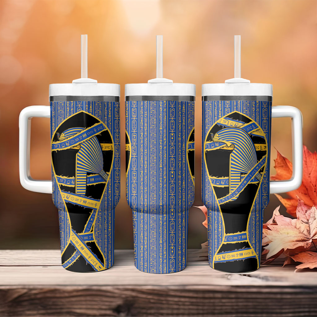 Egypt Nemyss Tumbler With Handle Ancient Mythology Pharaoh Royal