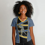 Egypt Nemyss Women V-Neck T-Shirt Ancient Mythology Pharaoh Royal