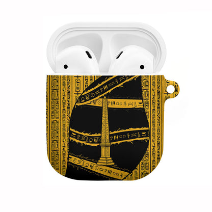 Egypt Obelisk AirPods Case Ancient Mythology Sacred Sun Pillar