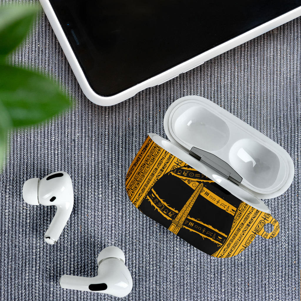 Egypt Obelisk AirPods Case Ancient Mythology Sacred Sun Pillar