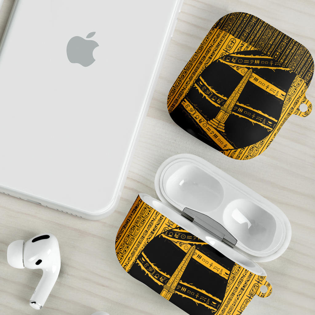 Egypt Obelisk AirPods Case Ancient Mythology Sacred Sun Pillar