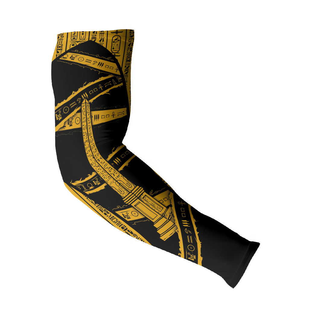 Egypt Obelisk Arm Sleeves Ancient Mythology Sacred Sun Pillar