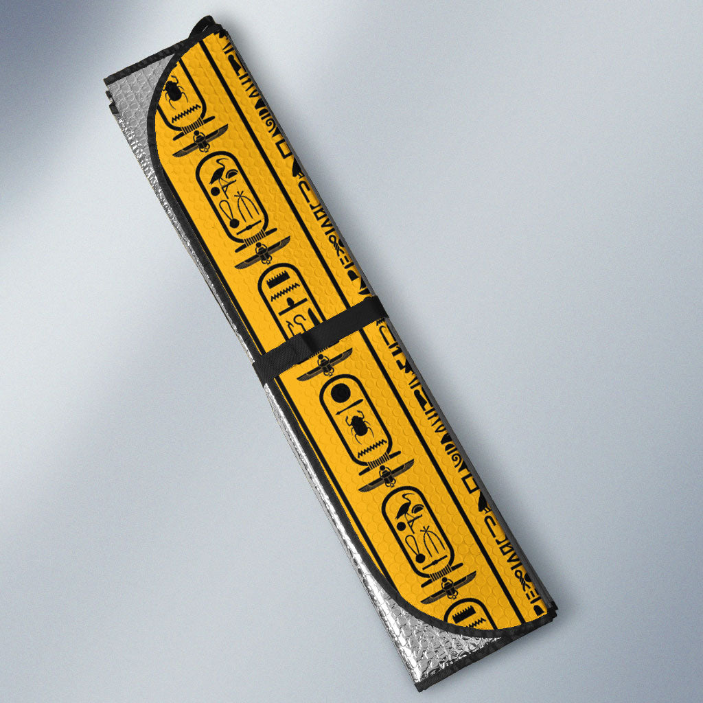 Egypt Obelisk Auto Sun Shade Ancient Mythology Sacred Sun Pillar