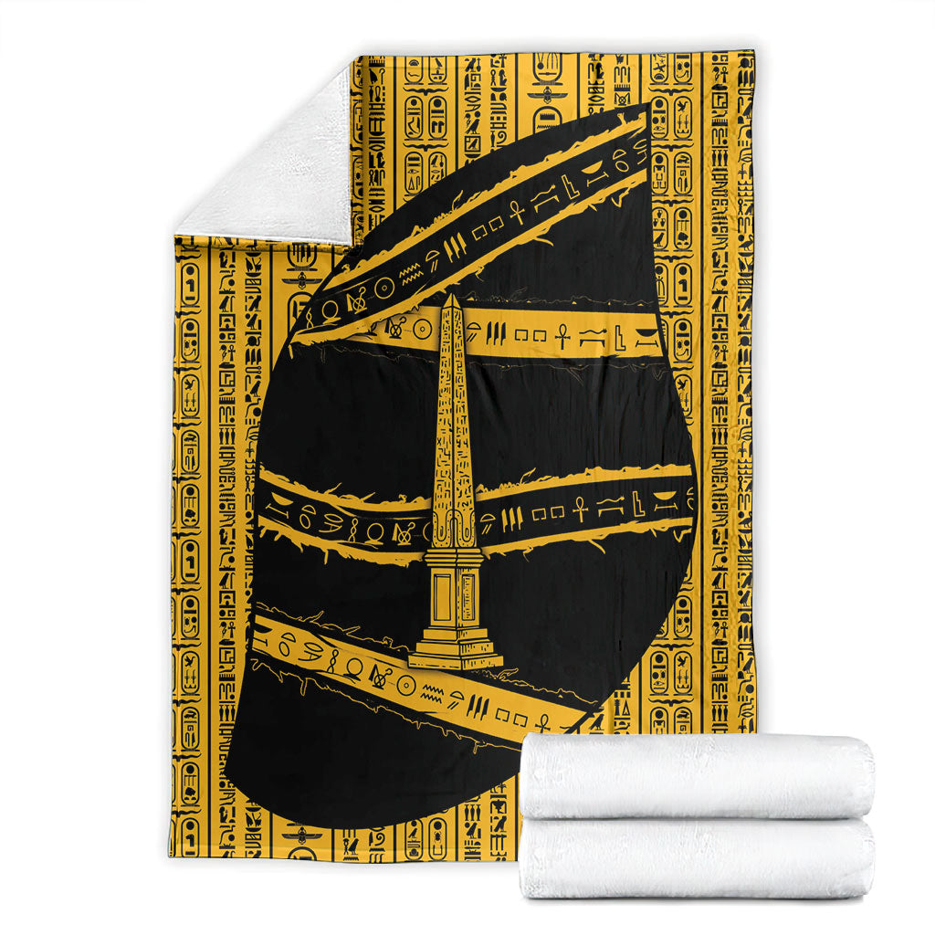 Egypt Obelisk Blanket Ancient Mythology Sacred Sun Pillar
