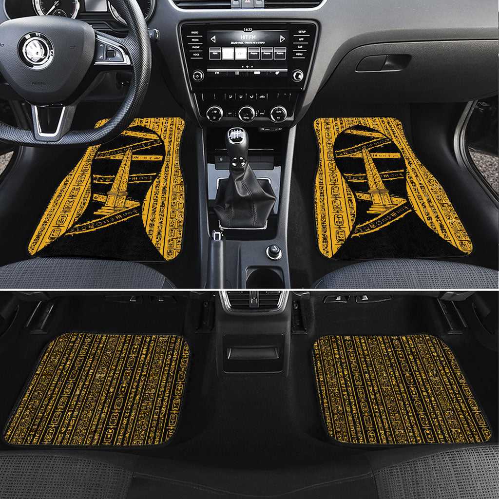 Egypt Obelisk Car Mats Ancient Mythology Sacred Sun Pillar