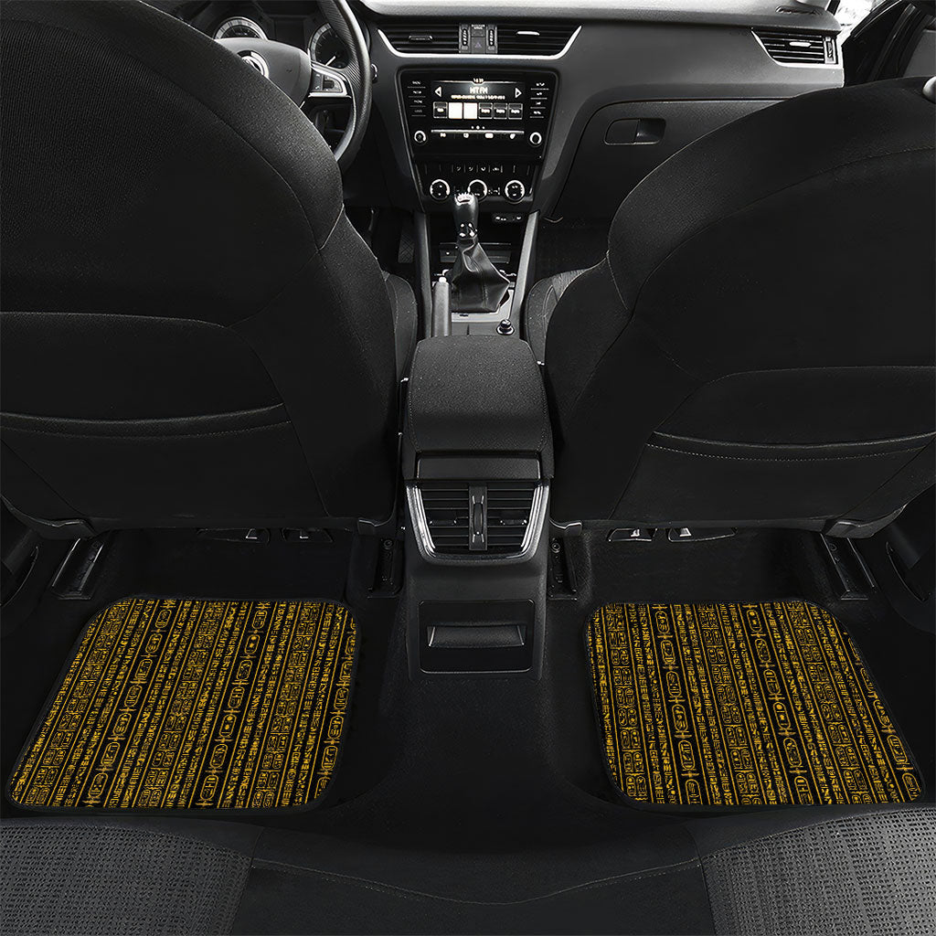 Egypt Obelisk Car Mats Ancient Mythology Sacred Sun Pillar