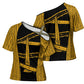 Egypt Obelisk Cross Shoulder Shirt Ancient Mythology Sacred Sun Pillar