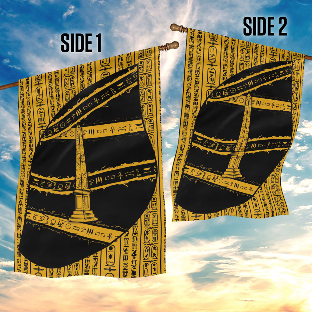 Egypt Obelisk Garden Flag Ancient Mythology Sacred Sun Pillar