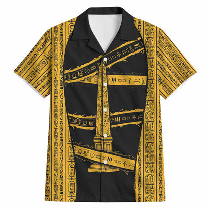 Egypt Obelisk Hawaiian Shirt Ancient Mythology Sacred Sun Pillar