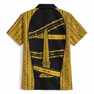 Egypt Obelisk Hawaiian Shirt Ancient Mythology Sacred Sun Pillar