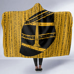 Egypt Obelisk Hooded Blanket Ancient Mythology Sacred Sun Pillar