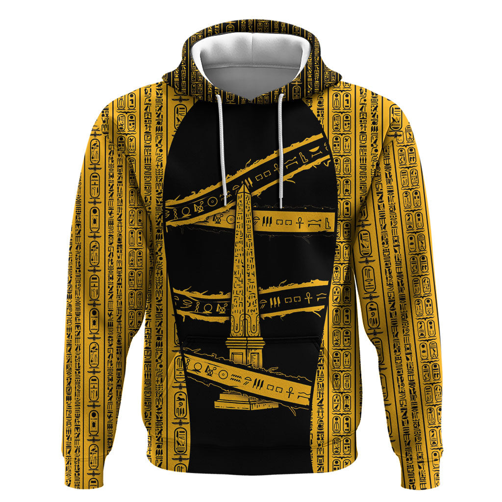Egypt Obelisk Hoodie Ancient Mythology Sacred Sun Pillar
