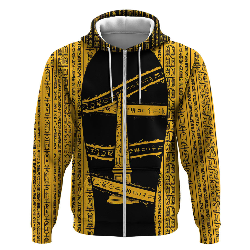 Egypt Obelisk Hoodie Ancient Mythology Sacred Sun Pillar