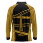 Egypt Obelisk Long Sleeve Polo Shirt Ancient Mythology Sacred Sun Pillar