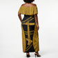 Egypt Obelisk Off Shoulder Maxi Dress Ancient Mythology Sacred Sun Pillar
