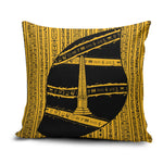 Egypt Obelisk Pillow Cover Ancient Mythology Sacred Sun Pillar