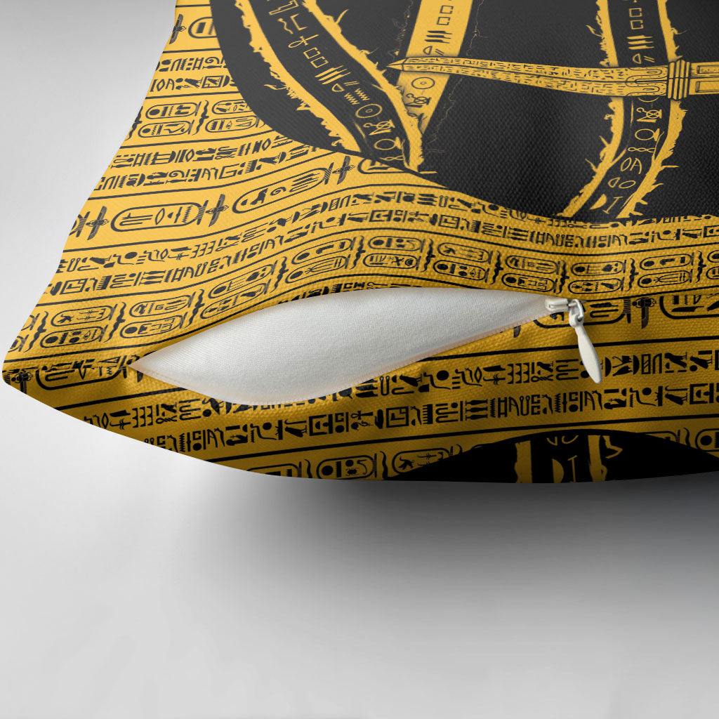 Egypt Obelisk Pillow Cover Ancient Mythology Sacred Sun Pillar