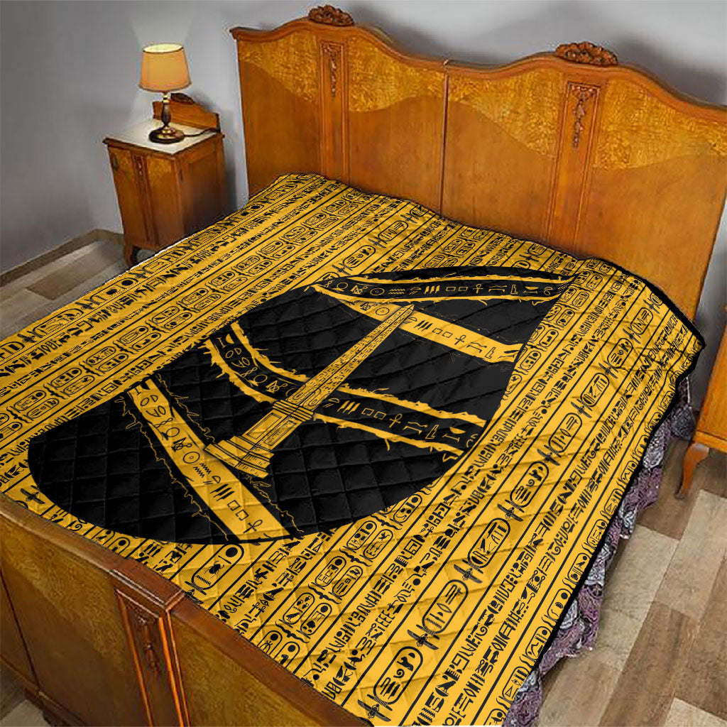 Egypt Obelisk Quilt Ancient Mythology Sacred Sun Pillar