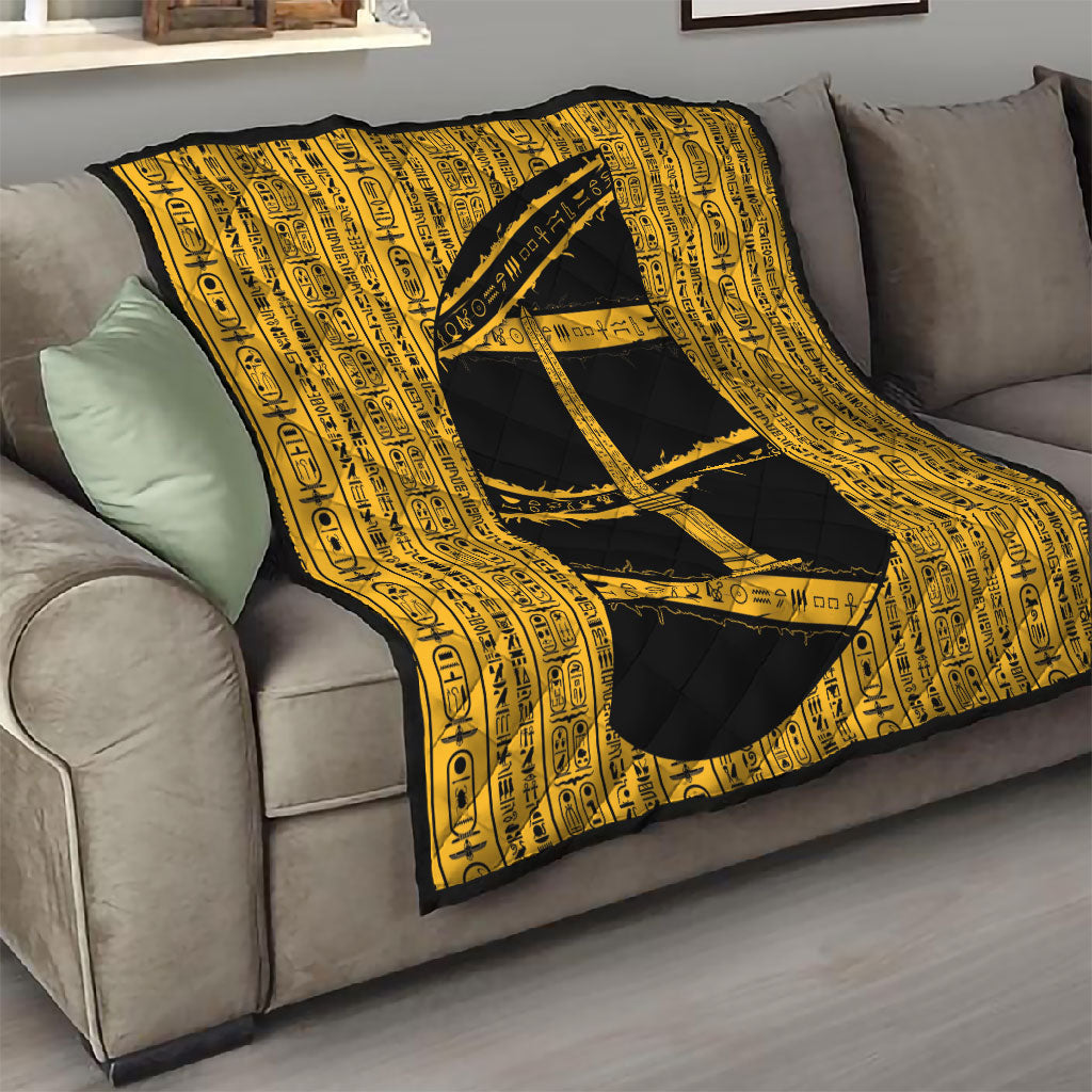 Egypt Obelisk Quilt Ancient Mythology Sacred Sun Pillar