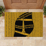 Egypt Obelisk Rubber Doormat Ancient Mythology Sacred Sun Pillar