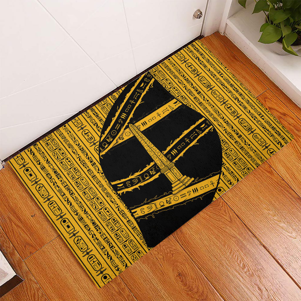 Egypt Obelisk Rubber Doormat Ancient Mythology Sacred Sun Pillar