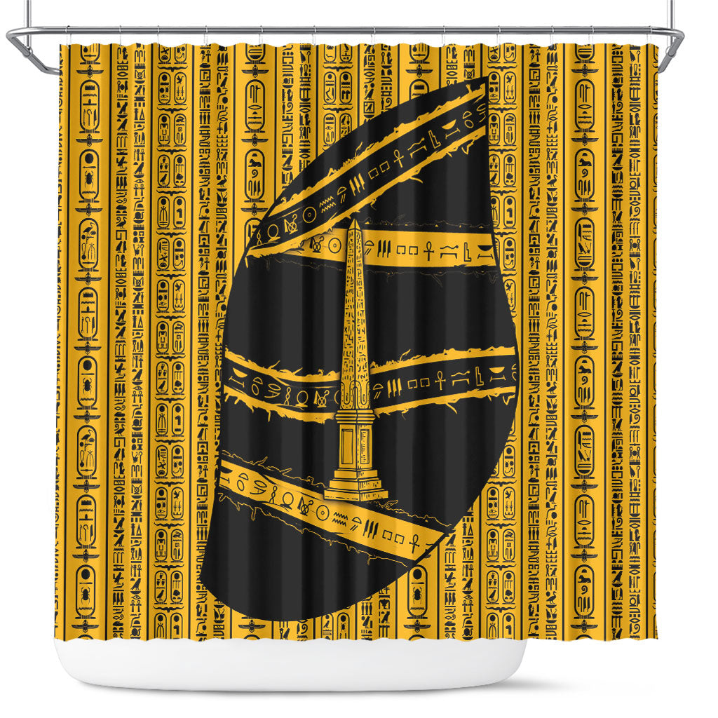 Egypt Obelisk Shower Curtain Ancient Mythology Sacred Sun Pillar