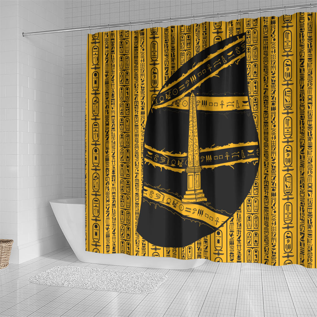 Egypt Obelisk Shower Curtain Ancient Mythology Sacred Sun Pillar