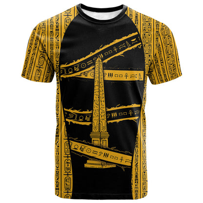 Egypt Obelisk T shirt Ancient Mythology Sacred Sun Pillar