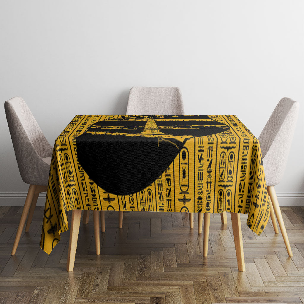 Egypt Obelisk Tablecloth Ancient Mythology Sacred Sun Pillar