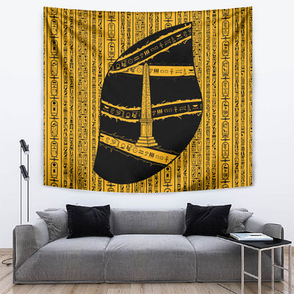 Egypt Obelisk Tapestry Ancient Mythology Sacred Sun Pillar