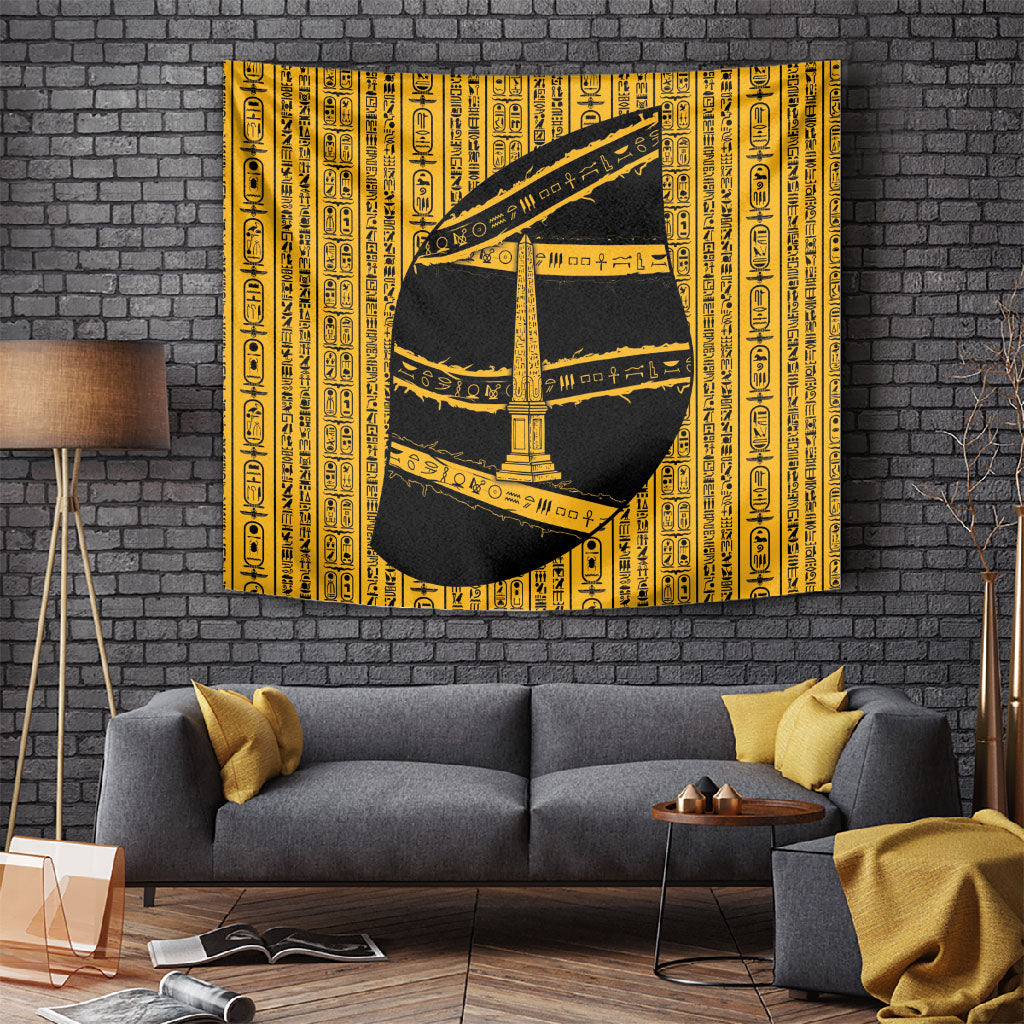 Egypt Obelisk Tapestry Ancient Mythology Sacred Sun Pillar