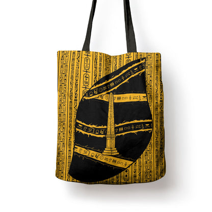 Egypt Obelisk Tote Bag Ancient Mythology Sacred Sun Pillar