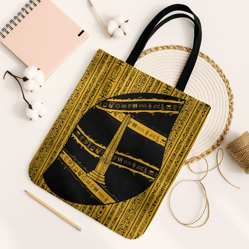 Egypt Obelisk Tote Bag Ancient Mythology Sacred Sun Pillar