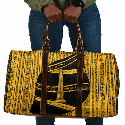 Egypt Obelisk Travel Bag Ancient Mythology Sacred Sun Pillar
