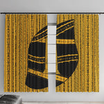 Egypt Obelisk Window Curtain Ancient Mythology Sacred Sun Pillar